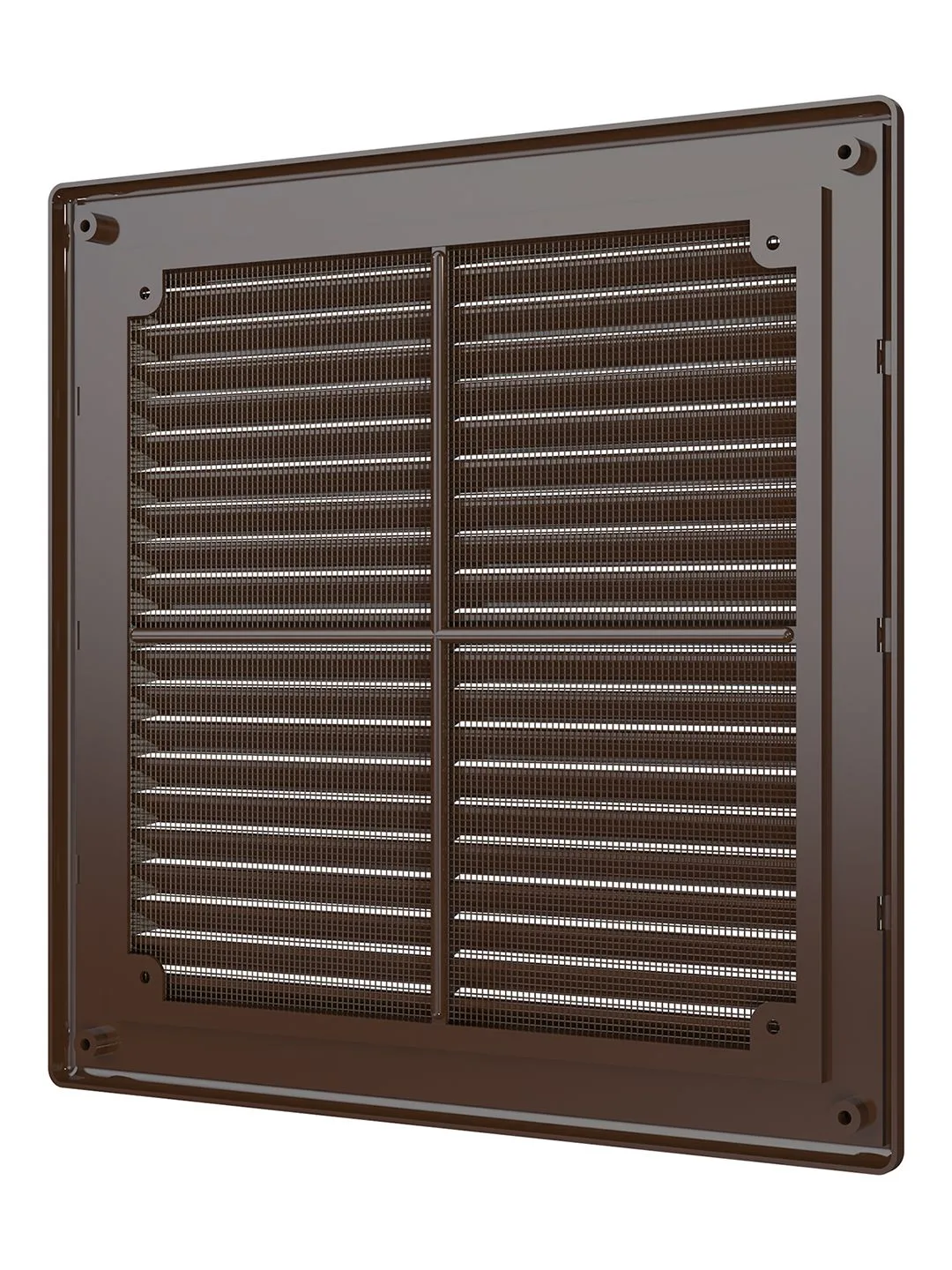 Решетка вентиляционная Р сетка разъемная 249х249 пластик Brown ERA