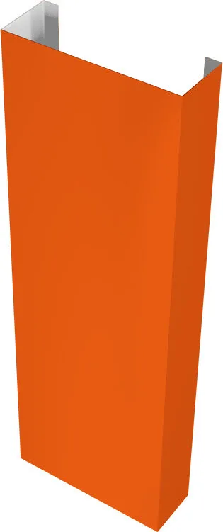 Полустолб для С20 0,45 ПЭ RAL 2004 оранжевый (2,5м)