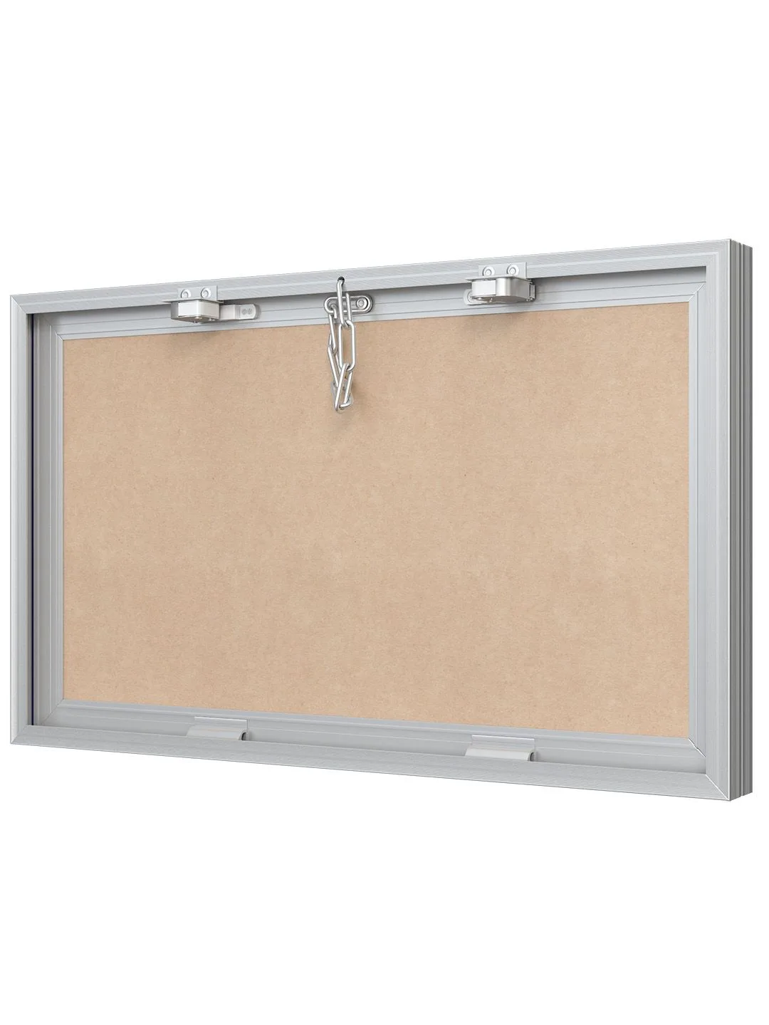 Люк ревизионный D Ceramo Base 500x300 скрытый монтаж съемный алюминий EVECS