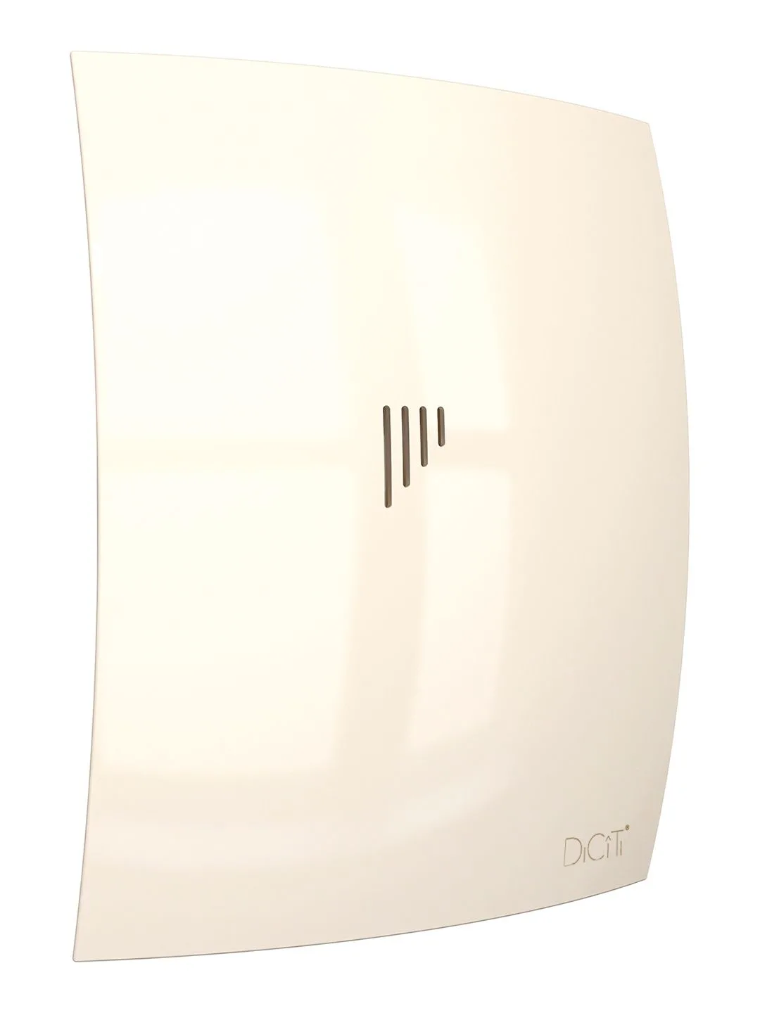 Вентилятор накладной BREEZE D100 обратный клапан Ivory DICITI