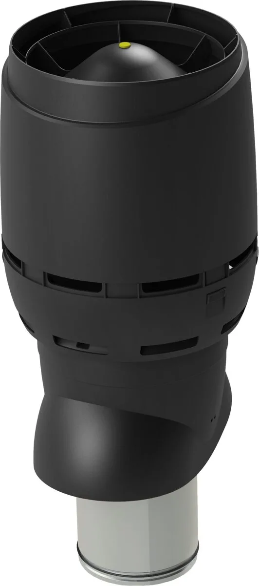 Выход вентиляционный Vilpe Flow XL 200/500 изолированный черный