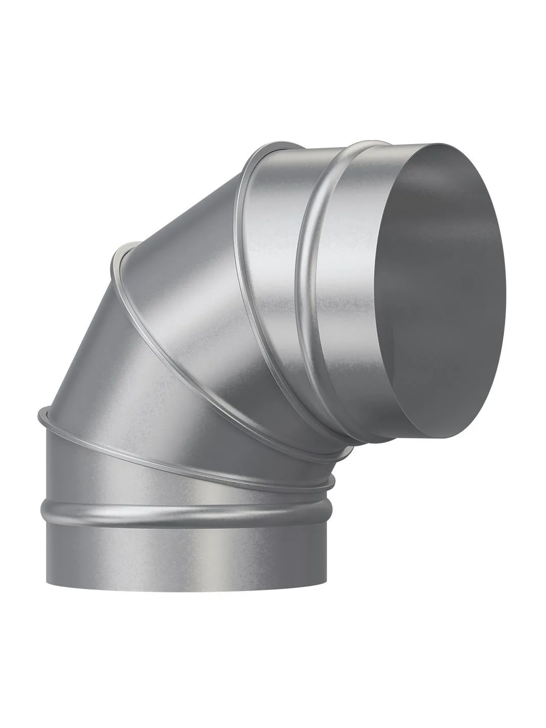 Отвод OTG D100 90° оцинкованная сталь ERA PRO