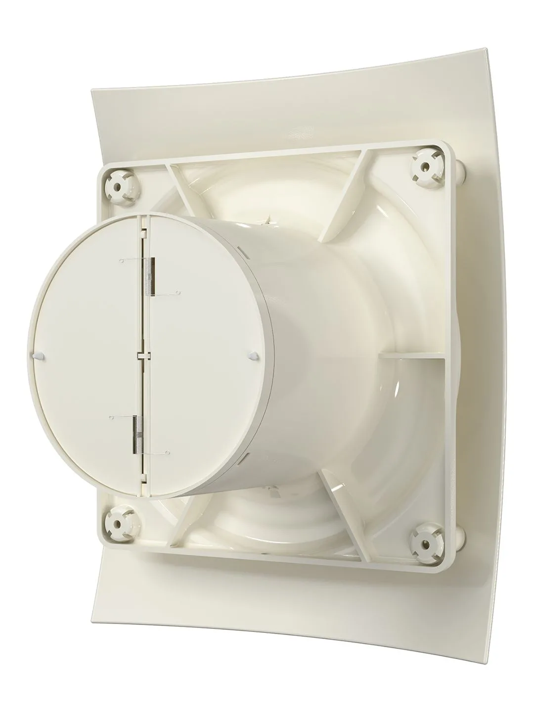 Вентилятор накладной BREEZE D100 обратный клапан Ivory DICITI