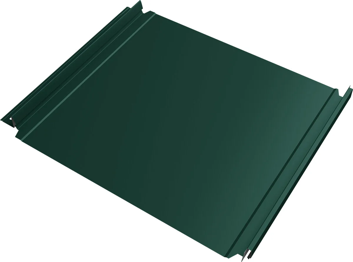 Кликфальц Double Pro Grand Line 0,45 Drap с пленкой на замках RAL 6005 зеленый мох
