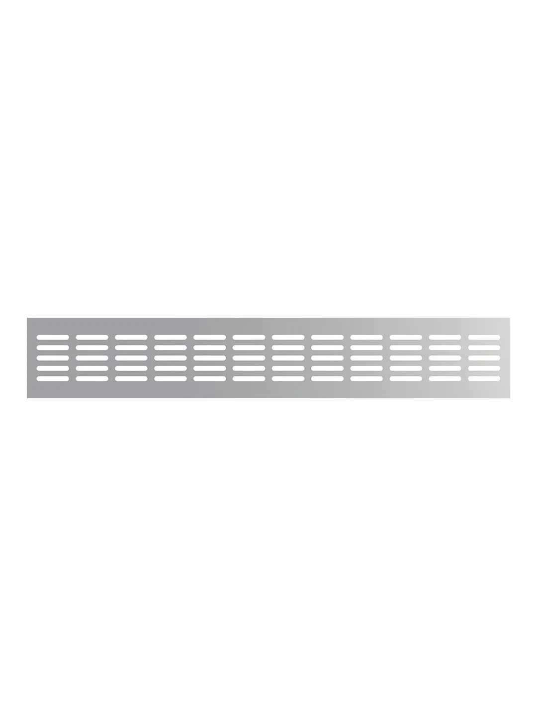 Решетка вентиляционная DP AL сетка переточная 480х80 алюминий Silver ERA