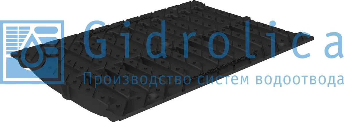 Решетка водоприемная Gidrolica Стандарт (Standart) РВ-30.37.50 щелевая чугунная ВЧ, класс С250