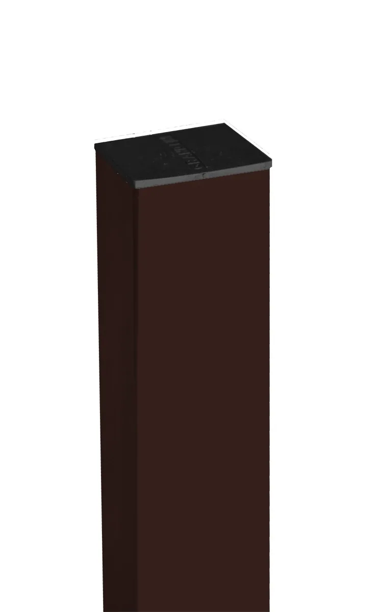 Столб 62х55х1,4х3000 RAL 8017