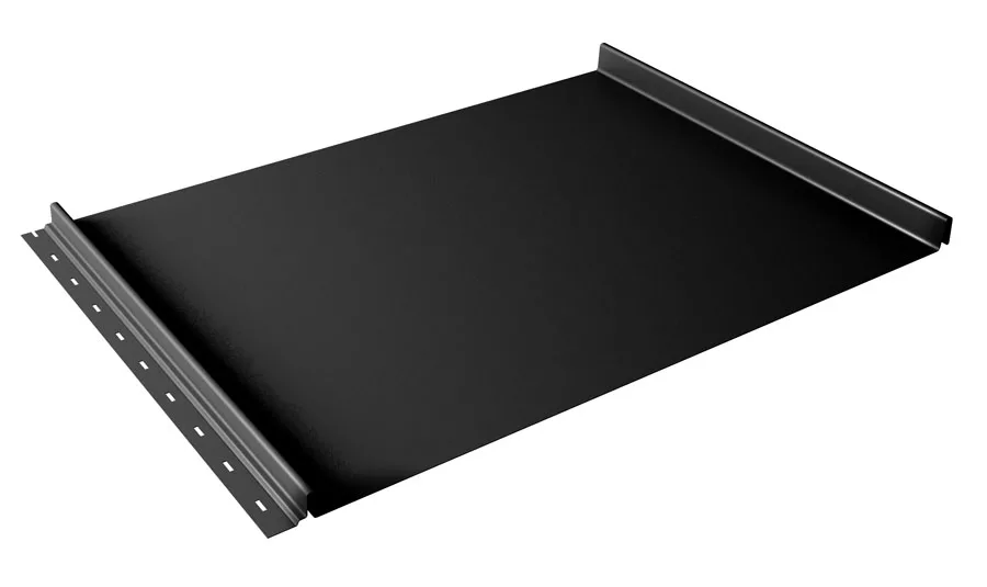 Кликфальц Grand Line 0,5 PurLite матовый с пленкой на замках RAL 9005 черный