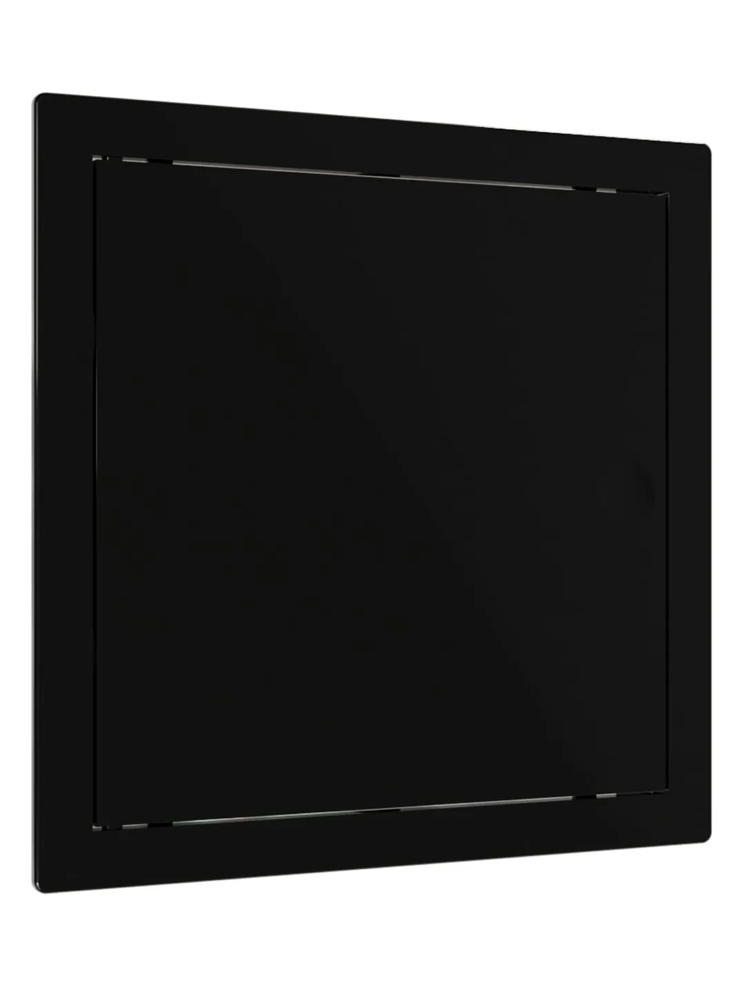 Люк ревизионный LN фланец 150х150 нажимной 172х172 пластик Black EVECS