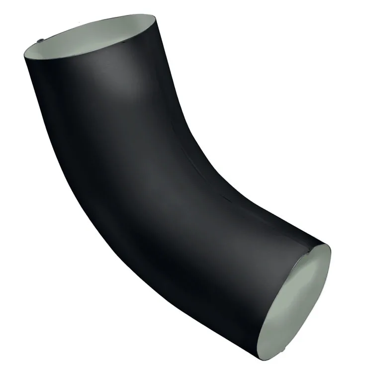 Колено 60 град Optima Matt 90мм RAL 9005