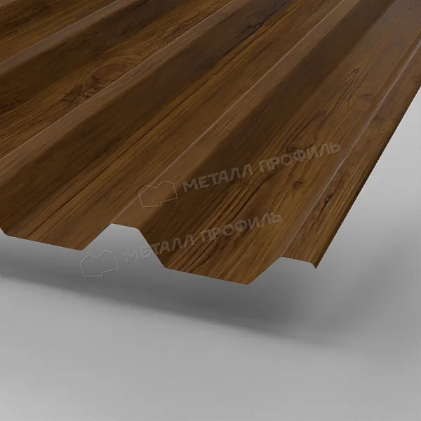 Профлист МЕТАЛЛ ПРОФИЛЬ С-44x1000-A Металл Профиль (ECOSTEEL_T-01-ЗолотойДуб-0,5), ЗолотойДуб