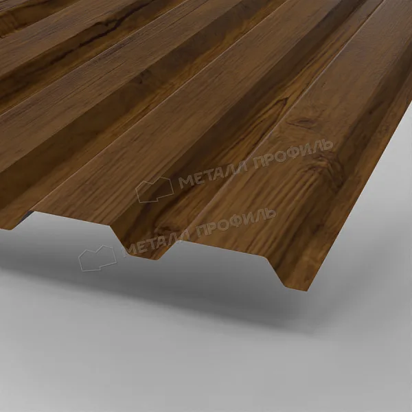 Профлист МЕТАЛЛ ПРОФИЛЬ МП-35х1035-A Металл Профиль (ECOSTEEL_T_Д-01-ЗолотойДуб-0,5), ЗолотойДуб