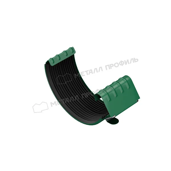 Соединитель желоба МЕТАЛЛ ПРОФИЛЬ Foramina PUR D125 Ral 6005