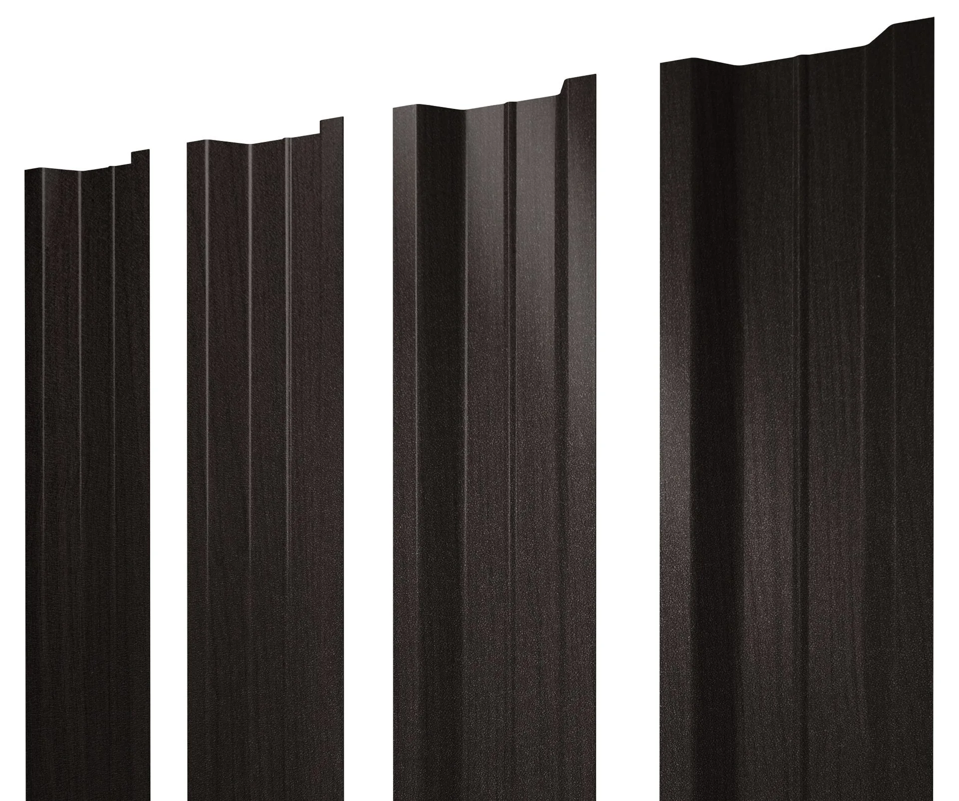 Штакетник П-образный В с прямым резом 0,45 Print Elite Coffee Wood TwinColor
