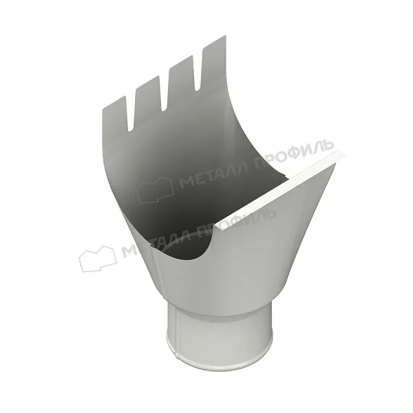 Воронка выпускная МЕТАЛЛ ПРОФИЛЬ GRANDSYSTEM D125/90 Ral 9010