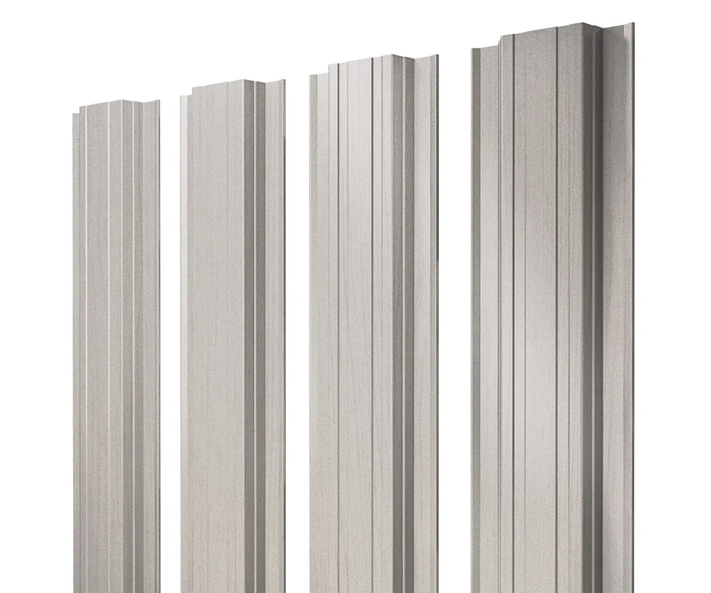 Штакетник Прямоугольный с прямым резом 0,45 Print Elite Milky Wood TwinColor