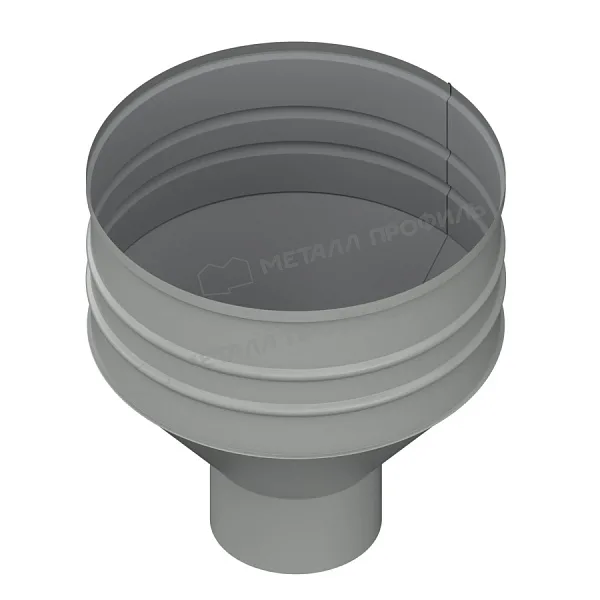 Воронка водосборная МЕТАЛЛ ПРОФИЛЬ ПРОЕКТ D350х150 Ral 9003