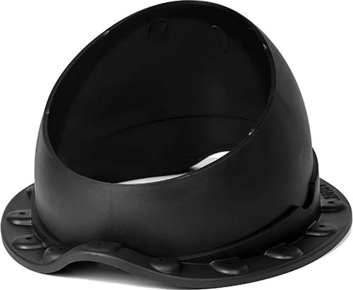 Элемент проходной Krovent Бейс-ВТ Вейв (Base-VT Wave) 125/150 черный
