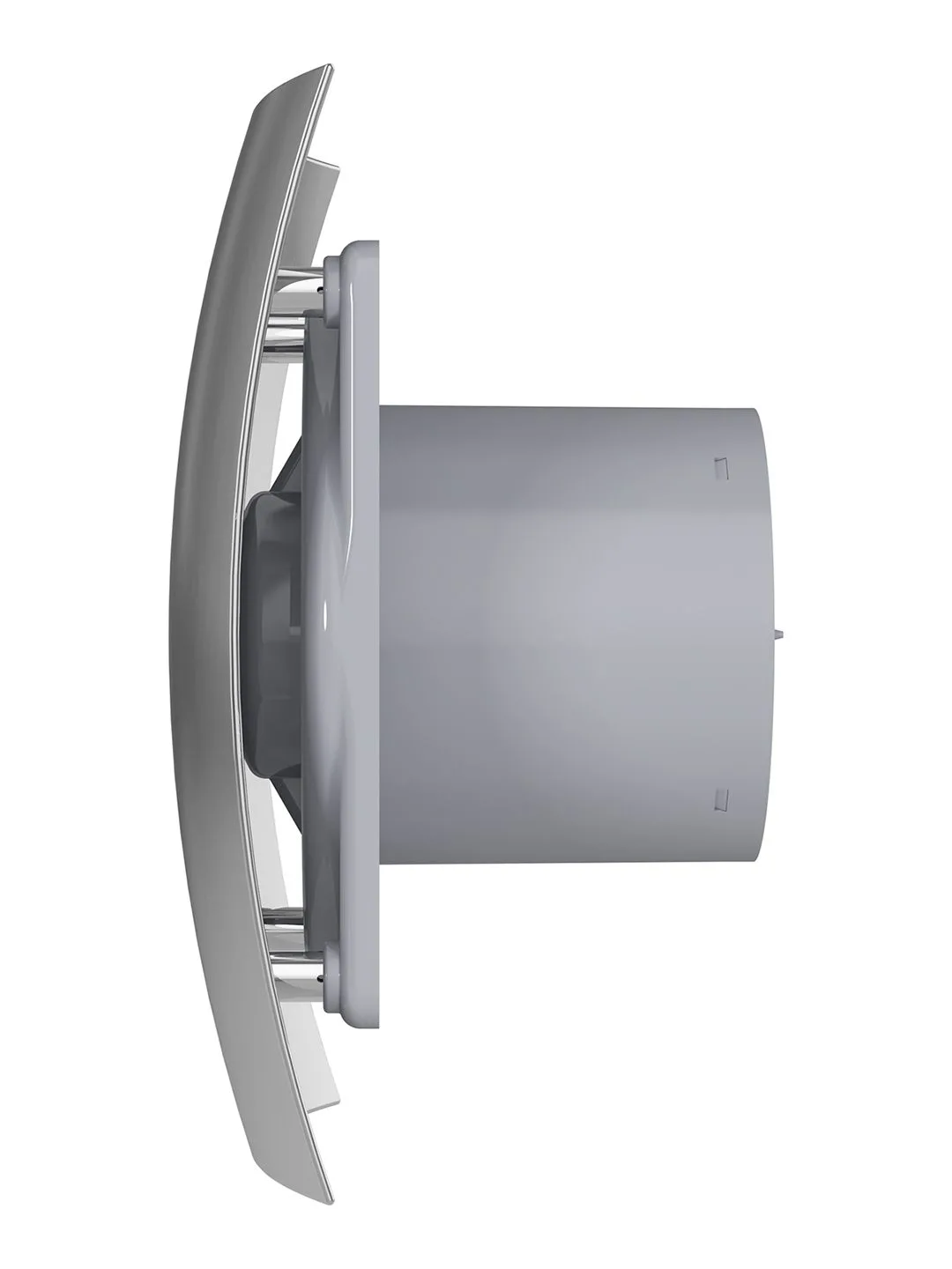 Вентилятор накладной BREEZE D100 обратный клапан Chrome DICITI