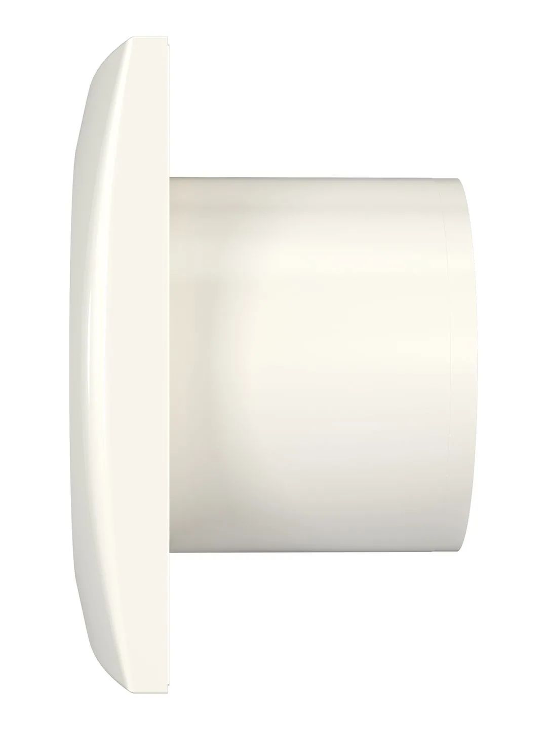 Вентилятор накладной AURA D100 обратный клапан Ivory DICITI