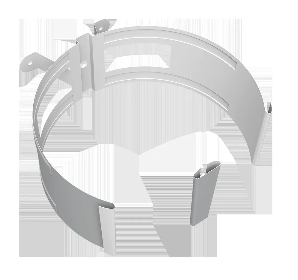 Крепление трубы круглой на дерево Vortex Проект 146мм RAL 7004