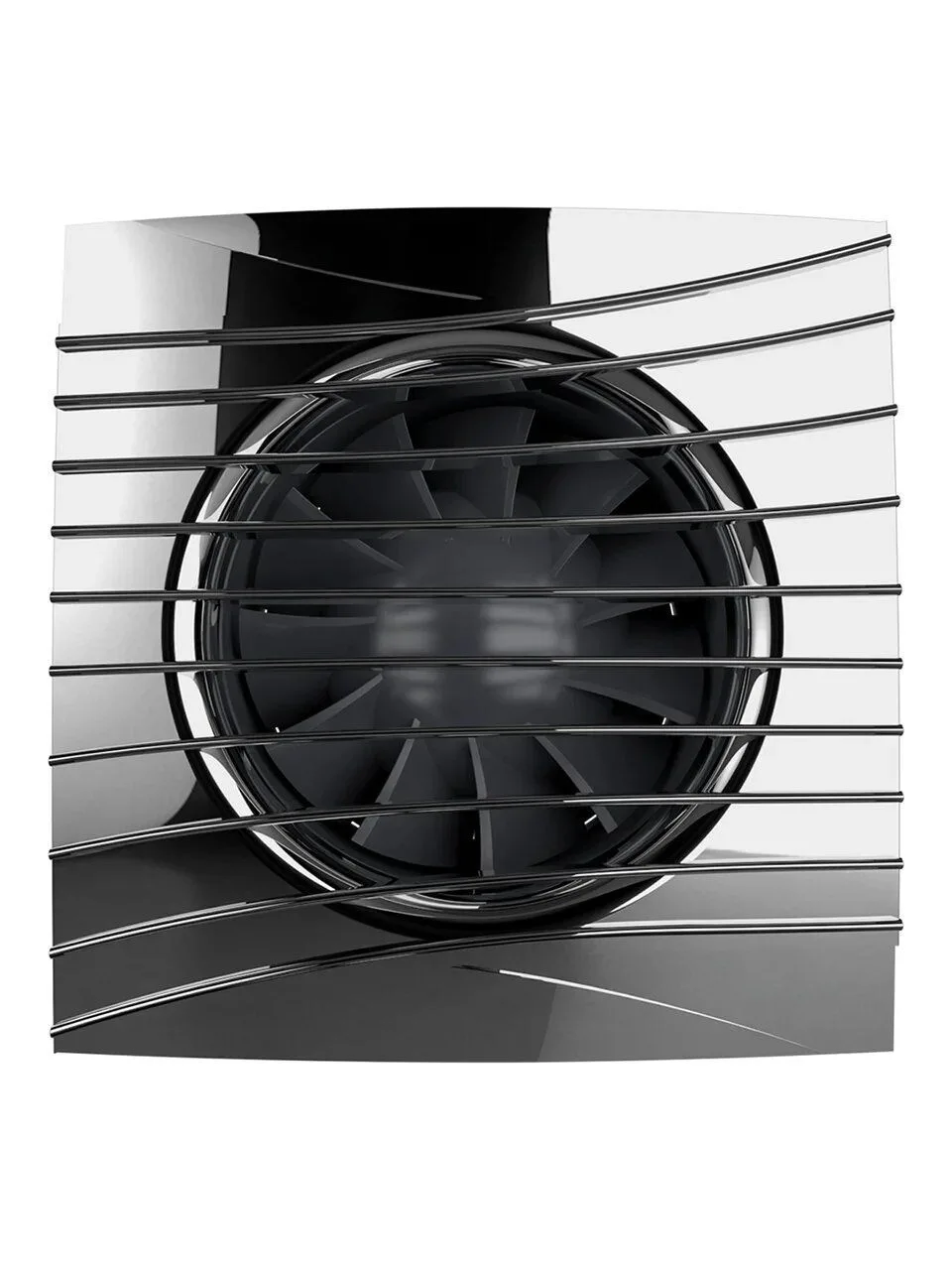 Вентилятор накладной SILENT D100 обратный клапан Chrome DICITI
