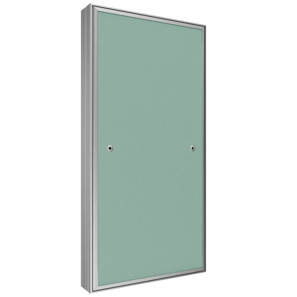 Люк ревизионный D Ceramo Base 300х600 скрытый монтаж съемный алюминий EVECS