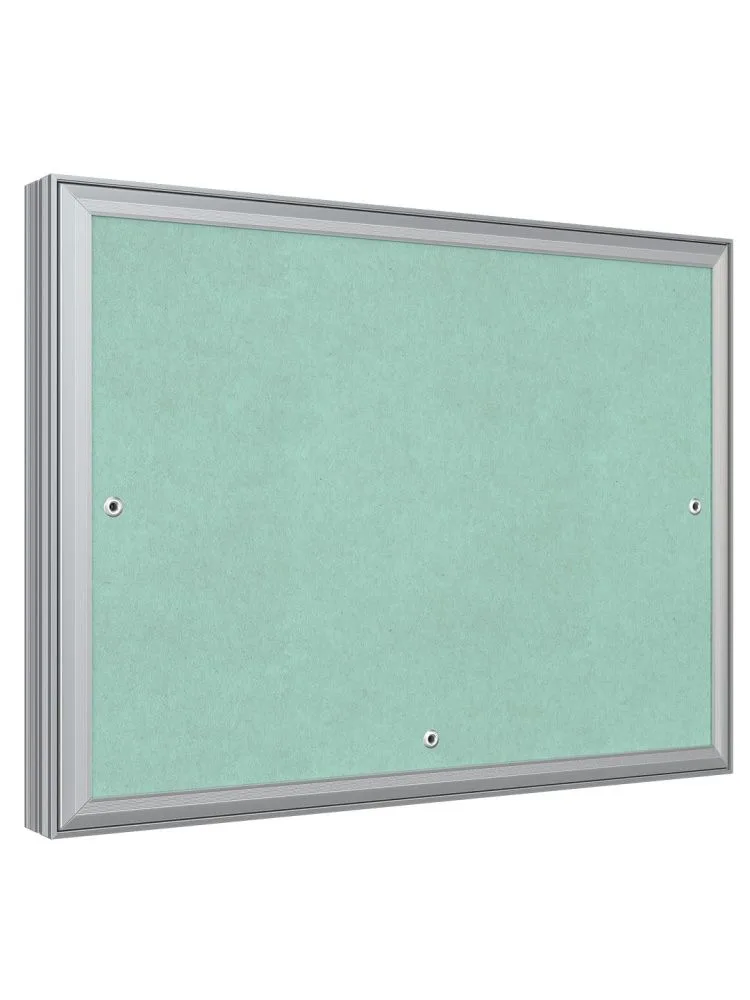 Люк ревизионный D Ceramo Base 400х300 скрытый монтаж съемный алюминий EVECS