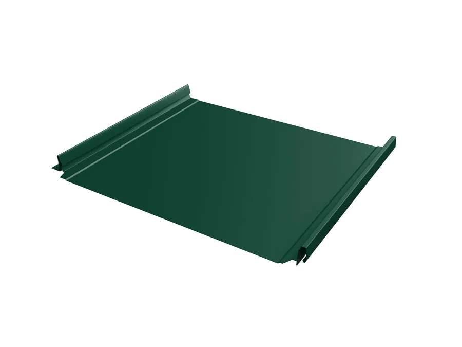 Кликфальц Про Grand Line 0,45 Drap ТХ с пленкой на замках RAL 6005 зеленый мох