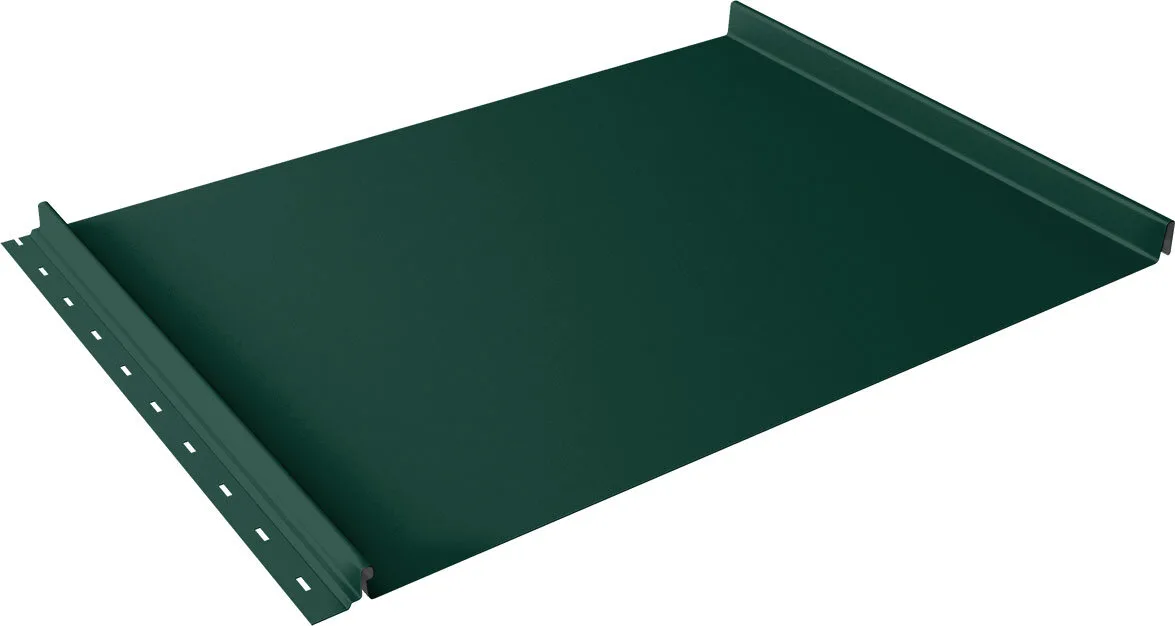 Кликфальц Grand Line 0,45 Drap СТ с пленкой на замках RAL 6005 зеленый мох