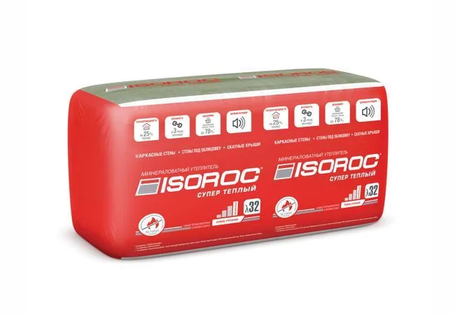 Утеплитель Isover Супер Теплый 50х610х1000 (0,305м3, 6,1м2)