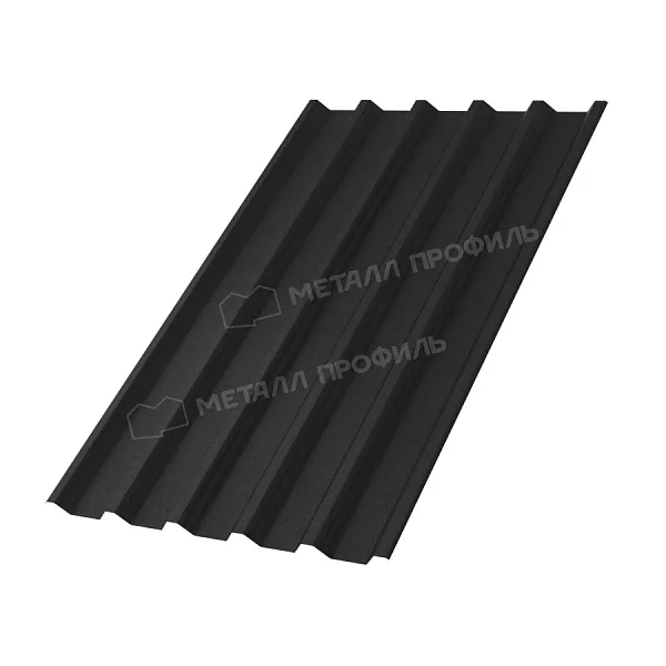 Профлист МЕТАЛЛ ПРОФИЛЬ С-44x1000-A Металл Профиль (VikingMP-01-9005-0,45), RAL9005 Черный темный