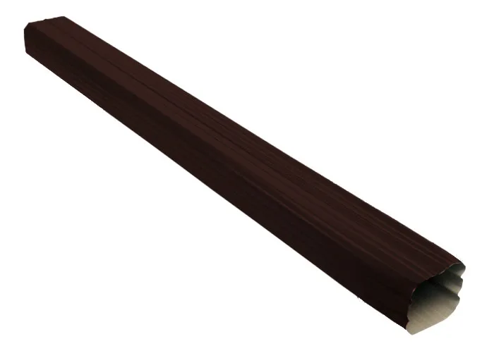 Труба прямоугольная Vortex Matt 1м RAL 8017