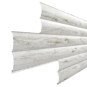 Сайдинг Woodstock-Н-28х330, ECOSTEEL_MA-01-Беленый Дуб-0.5