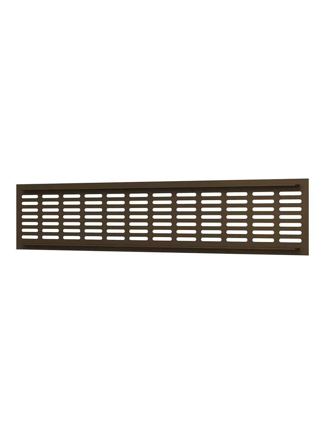 Решетка вентиляционная DP AL сетка переточная 480х100 алюминий Dark bronze ERA