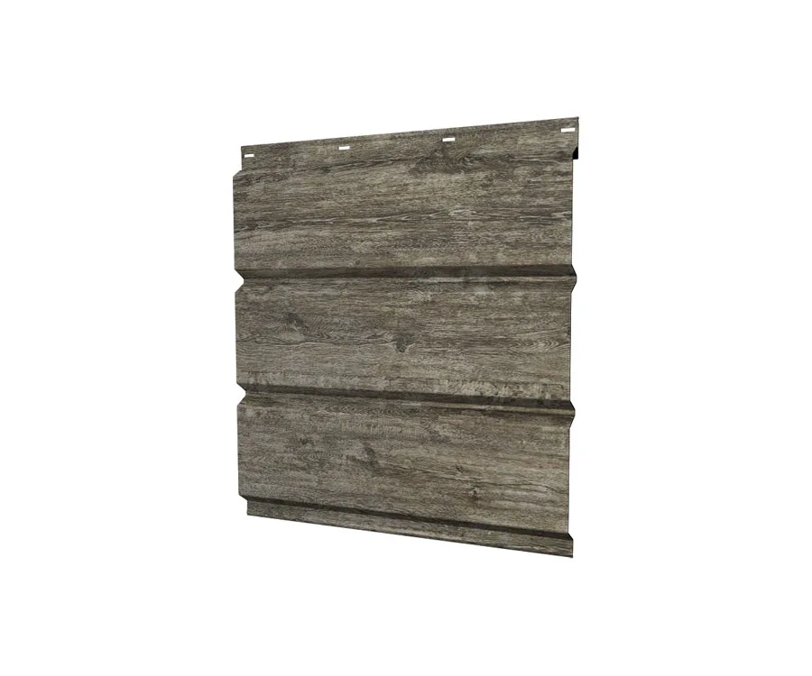 Софит металлический без перфорации 0,45 Print Elite с пленкой Nordic Wood TwinColor