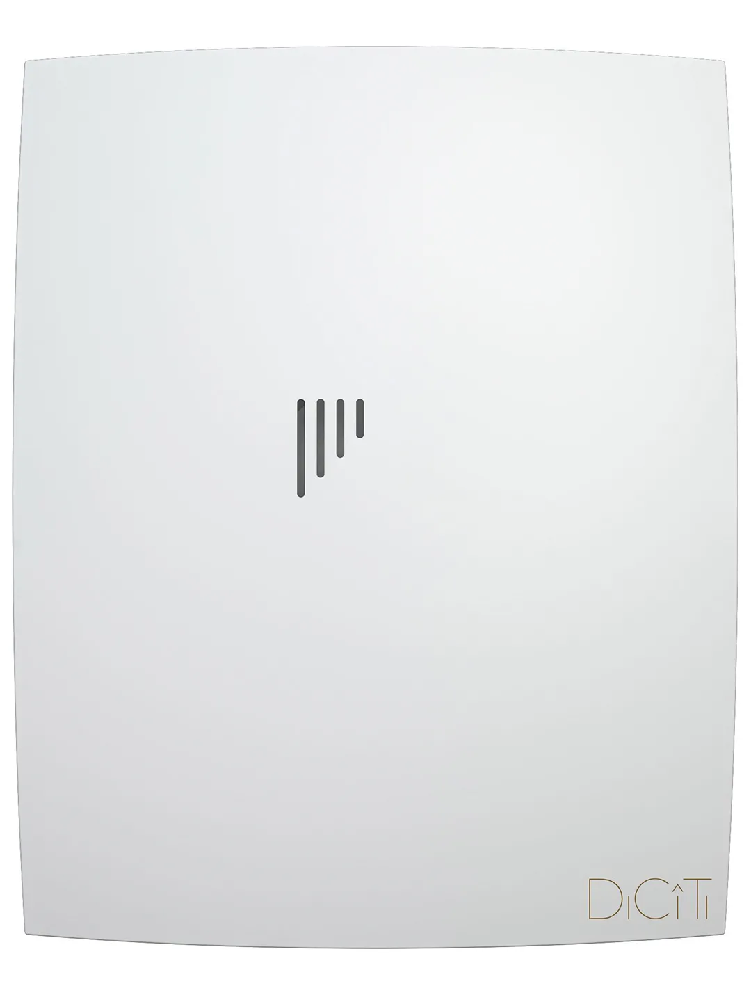 Вентилятор накладной BREEZE D125 обратный клапан Matt white DICITI