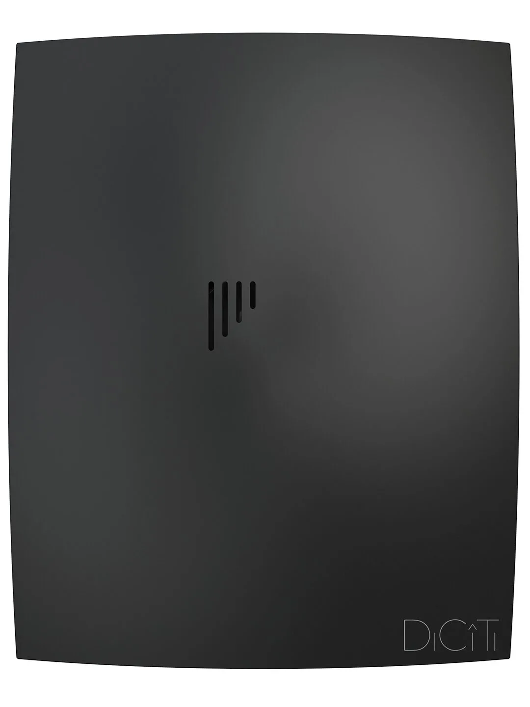 Вентилятор накладной BREEZE D125 обратный клапан Matt black DICITI