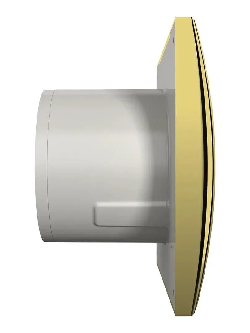 Вентилятор накладной AURA D125 обратный клапан Gold DICITI