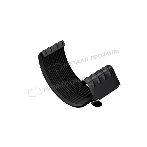 Соединитель желоба МЕТАЛЛ ПРОФИЛЬ PURMAN BLACK EDITION D125 Ral 9005