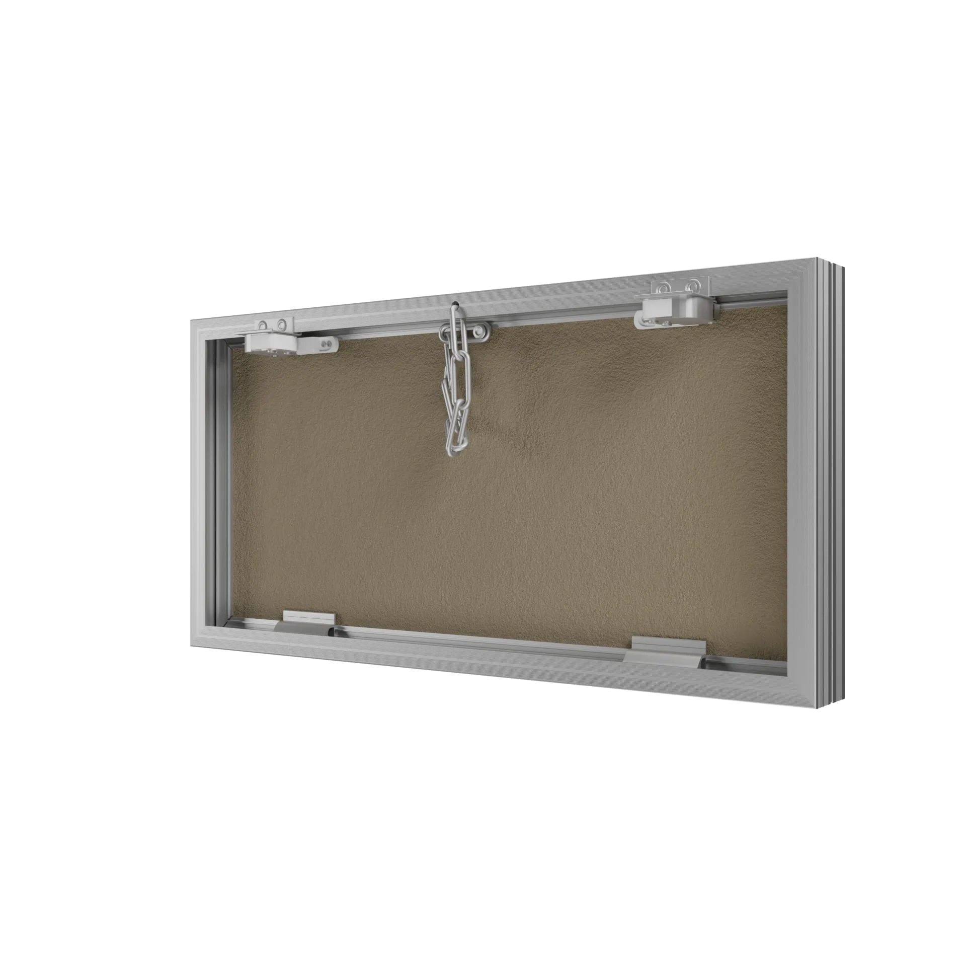 Люк ревизионный D Ceramo Base 600х300 скрытый монтаж съемный алюминий EVECS