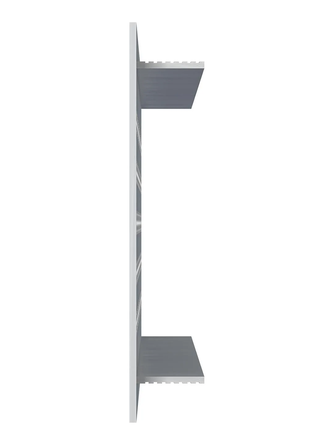 Решетка вентиляционная DP AL сетка переточная 480х80 алюминий Silver ERA