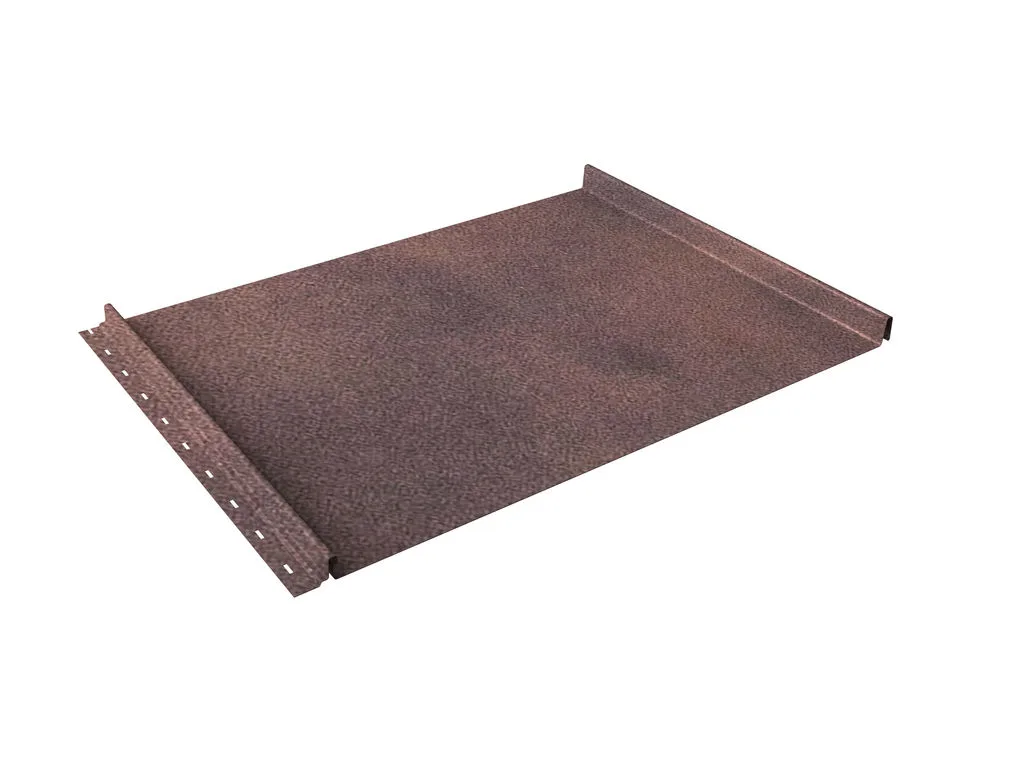 Кровля фальцевая Кликфальц Mini Grand Line 0,45 Safari Brown с пленкой