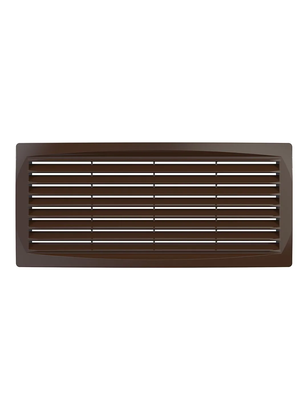 Решетка вентиляционная ДП фланец 275х105 переточная 300х135 пластик Brown ERA