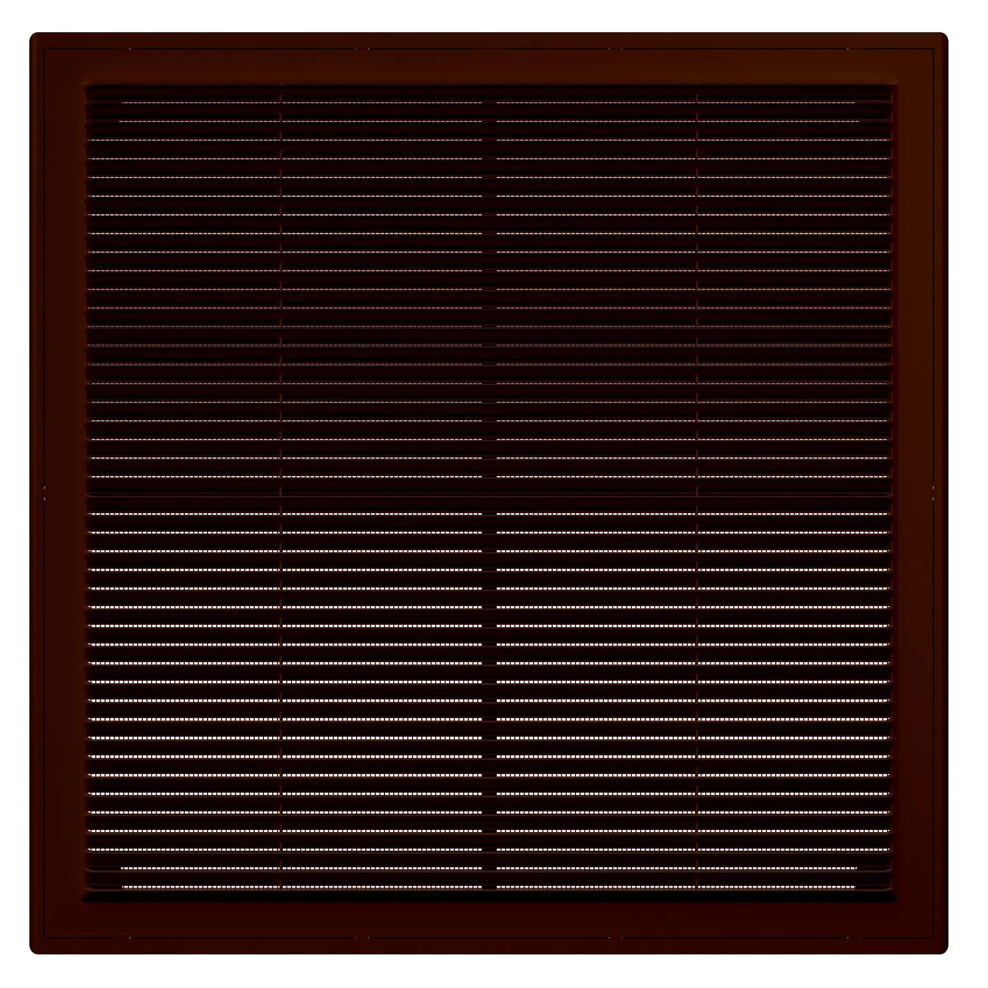 Решетка вентиляционная Р сетка разъемная 300х300 пластик Brown ERA