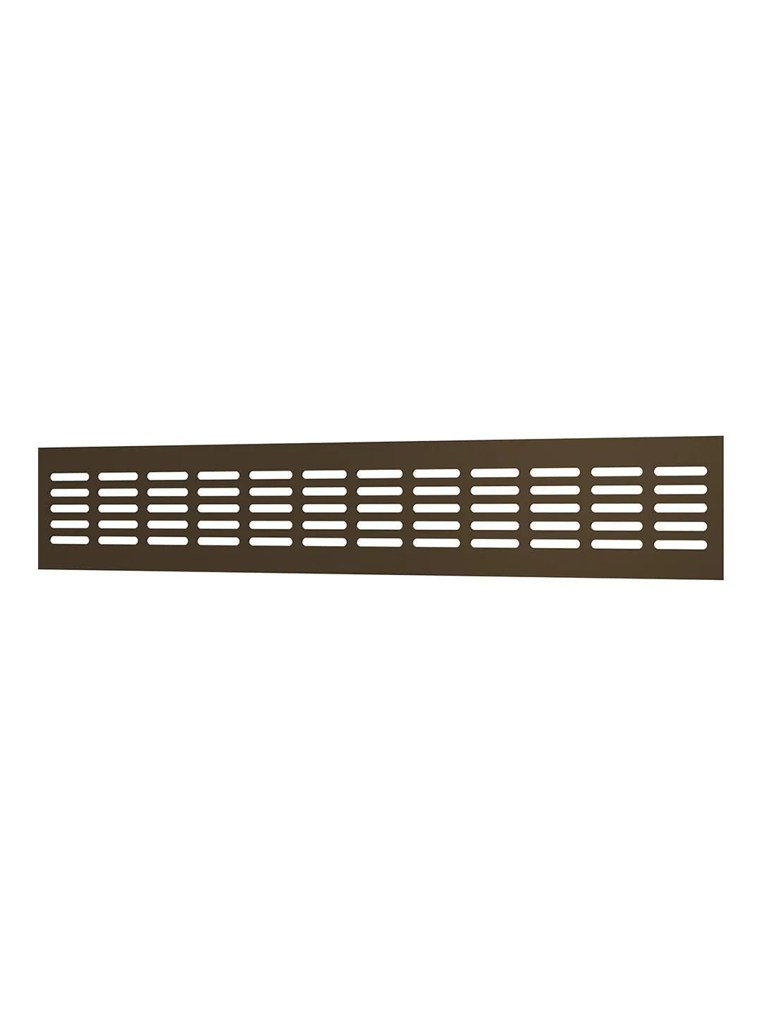 Решетка вентиляционная DP AL сетка переточная 480х80 алюминий Dark bronze ERA