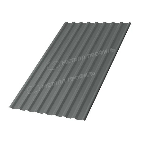 Профлист МЕТАЛЛ ПРОФИЛЬ МП-20x1100-R Металл Профиль (ПЭ-01-7005-0,45), RAL7005 Мышиный