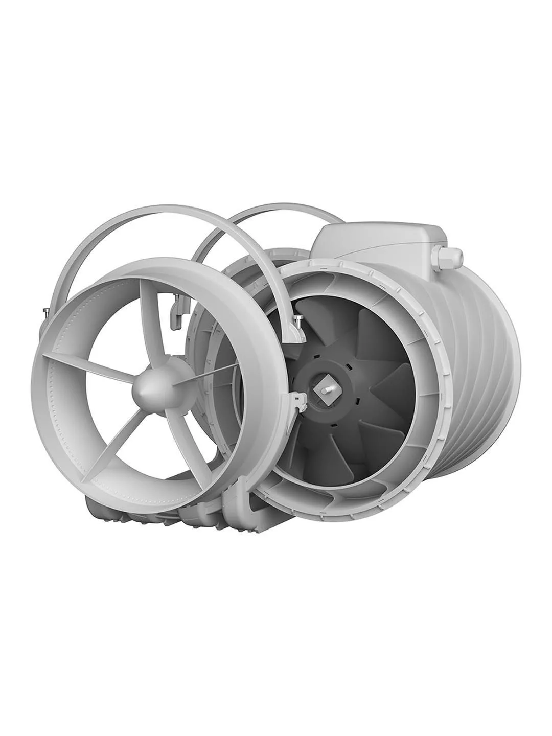 Вентилятор канальный TYPHOON D200 осевой двухскоростной ERA PRO