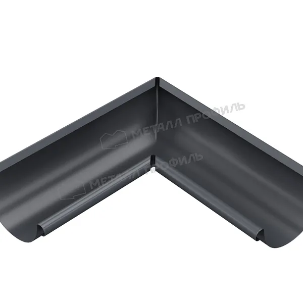 Угол желоба внутренний МЕТАЛЛ ПРОФИЛЬ Foramina PUR D150 Ral 7024