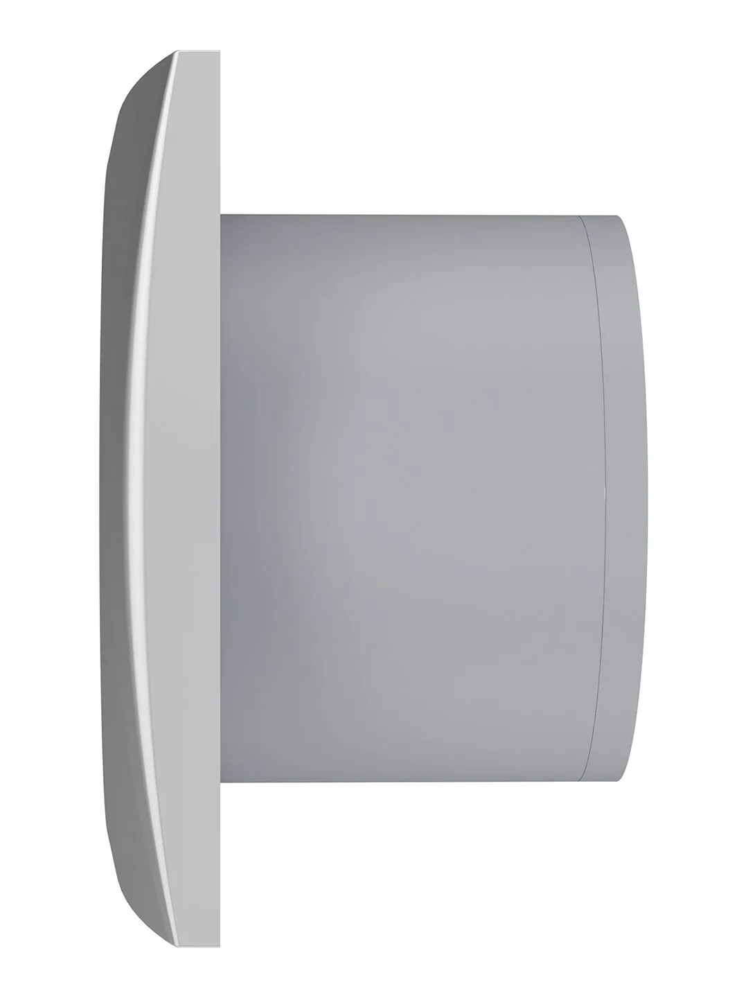 Вентилятор накладной AURA D125 обратный клапан Chrome DICITI